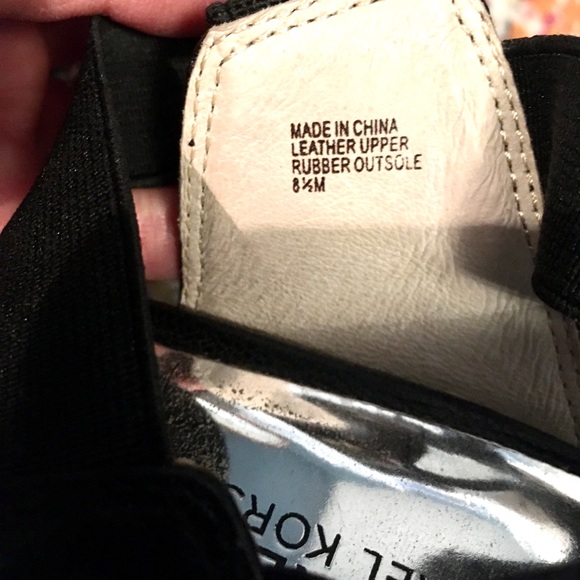 Michael Kors black leather strappy sandals -8&1/2 - Picture 7 of 11